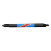 Vlag van de DRC (Democratische Republiek Congo) Zwarte Inkt Pen (Voorkant)