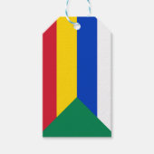 Vlag van de Druzen Religie Cadeaulabel (Voorkant)