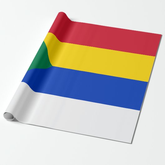 Vlag van de Druzen Religie Cadeaupapier (Uitgerold)