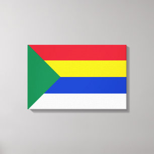 Vlag van de Druzen Religie Canvas Afdruk
