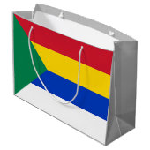 Vlag van de Druzen Religie Groot Cadeauzakje (Achterkant Gekanteld)