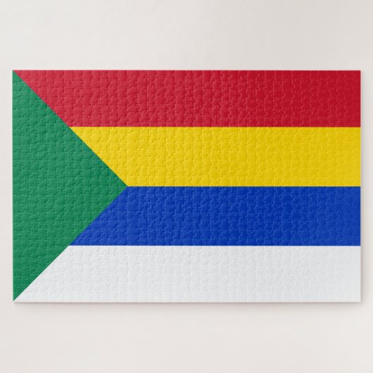 Vlag van de Druzen Religie Legpuzzel (Horizontaal)