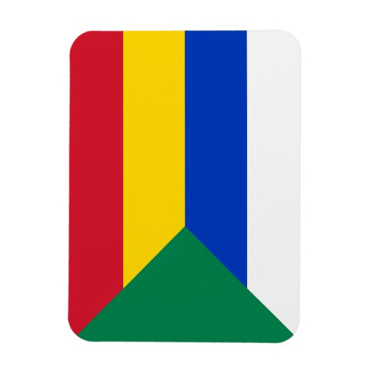 Vlag van de Druzen Religie Magneet (Verticaal)