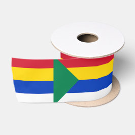 Vlag van de Druzen Religie Satijnen Lint