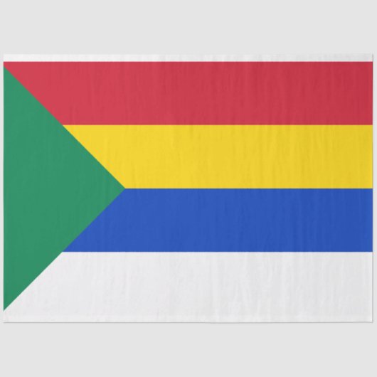 Vlag van de Druzen Religie Tissuepapier (Voorkant)