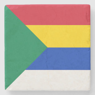 Vlag van de Druzen Religieus Geloof Stenen Onderzetter