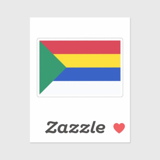 Vlag van de Druzen Sticker (Vel)
