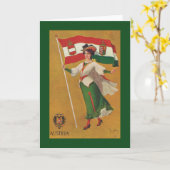 Vlag van de Dubbele Monarchie (Oostenrijk-Hongarij Kaart (Gele Bloem)