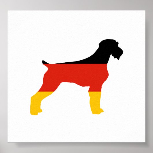 vlag van de duitse draadkruiper silo duitsland-fla poster (Voorkant)
