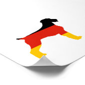 vlag van de duitse draadkruiper silo duitsland-fla poster (Hoek)