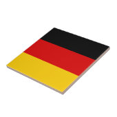 Vlag van de Duitse keramische tegel Tegeltje (Zijkant)