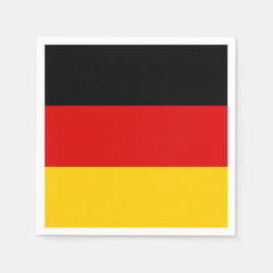 Vlag van de Duitse krant Napkins Servet