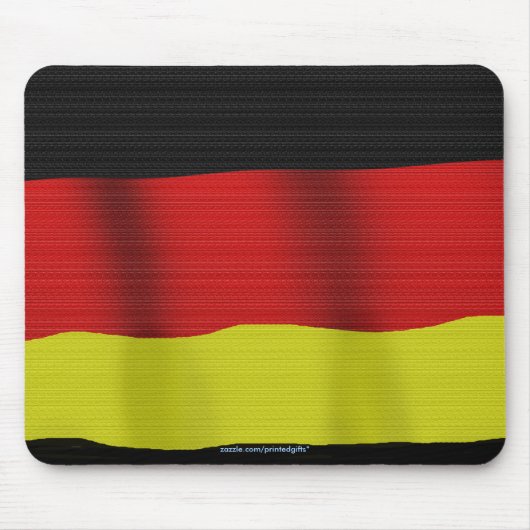 Vlag van de Duitse patriottische wereldvlag Mousep Muismat (Voorkant)