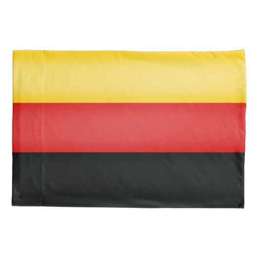Vlag van de Duitse Schwarz Rot Gold Patriotic Colo Kussensloop (Achterkant-Links)