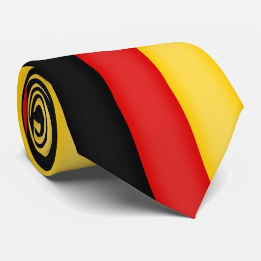 Vlag van de Duitse Schwarz Rot Gold Patriotic Colo Stropdas (Opgerold)