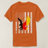 vlag van de Duitse vlag Eagle T-shirt (Design voorkant)