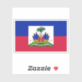 Vlag van de Eerste Haïtiaanse Republiek (1859-1964 Sticker (Vel)