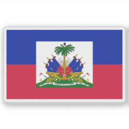 Vlag van de Eerste Haïtiaanse Republiek (1859-1964 Sticker