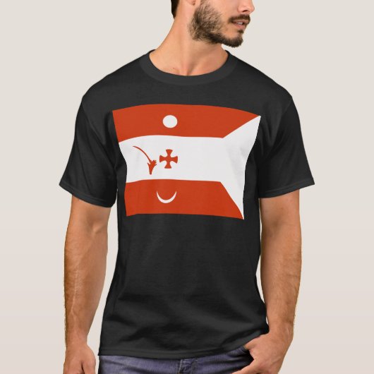 Vlag van de eerste Servische opstand (1807) T-shirt (Voorkant)