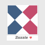 Vlag van de eilanden van verfrissing, Afrika Sticker (Vel)