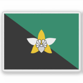 Vlag van de Enga, Papoea-Nieuw-Guinea, Oceanië Sticker