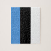 Vlag van de Estse foto Puzzle Legpuzzel (Verticaal)