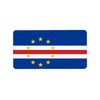 Vlag van de etiketten van Kaapverdië