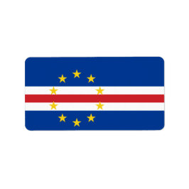 Vlag van de etiketten van Kaapverdië