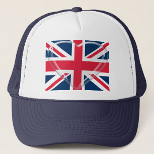 Vlag van de EU op de Kunst van het Glashart Trucker Pet