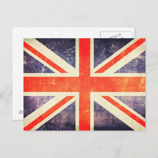 vlag van de EU-vlag Briefkaart (Voorkant / Achterkant)