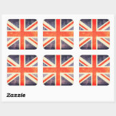  vlag van de EU-vlag Vierkante Sticker (Vel)