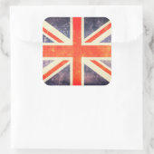  vlag van de EU-vlag Vierkante Sticker (Tas)