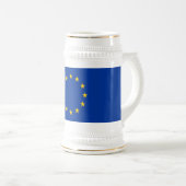 Vlag van de Europese Unie Bierpul (Voorkant rechts)