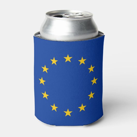 Vlag van de Europese Unie Blikjeskoeler (Blikje Voorkant)