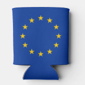 Vlag van de Europese Unie Blikjeskoeler (Achterkant)