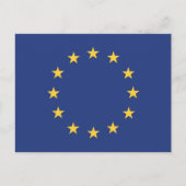 Vlag van de Europese Unie Briefkaart (Voorkant)