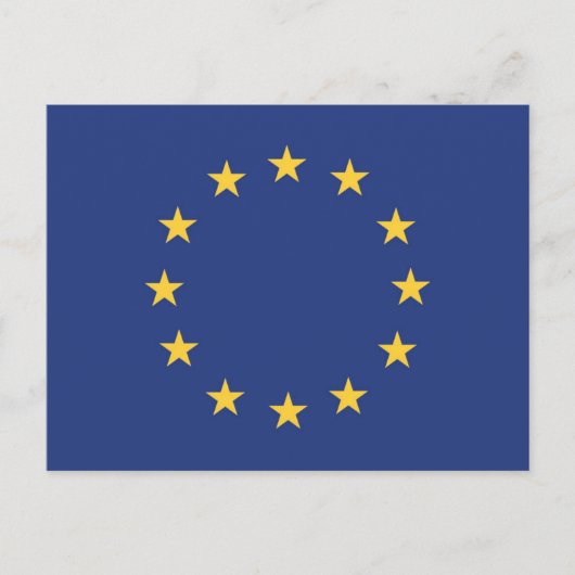 Vlag van de Europese Unie Briefkaart (Voorkant)