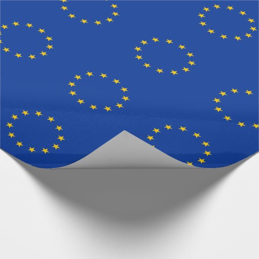 Vlag van de Europese Unie Cadeaupapier (Hoek)