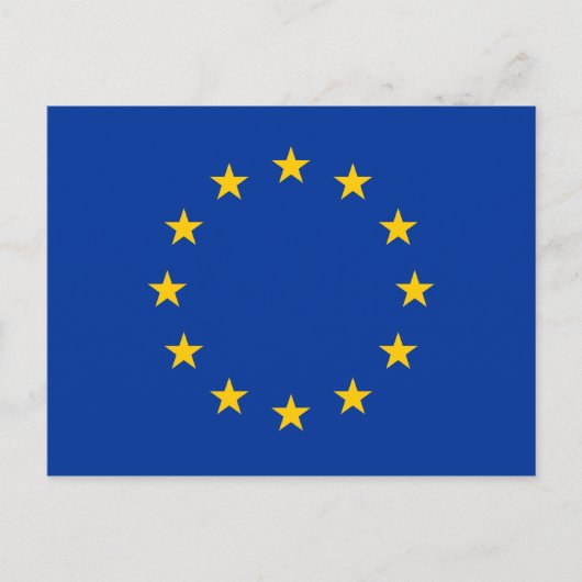 Vlag van de Europese Unie EU Briefkaart (Voorkant)