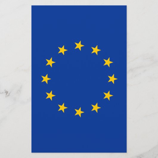 Vlag van de Europese Unie EU Flyer (Voorkant)