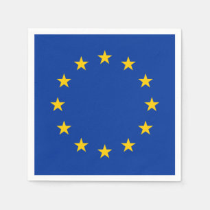 Vlag van de Europese Unie EU Servet