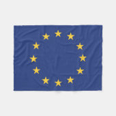 Vlag van de Europese Unie Fleece Deken (Voorkant (Horizontaal))