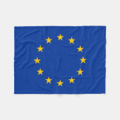Vlag van de Europese Unie Fleece Deken (Voorkant (Horizontaal))