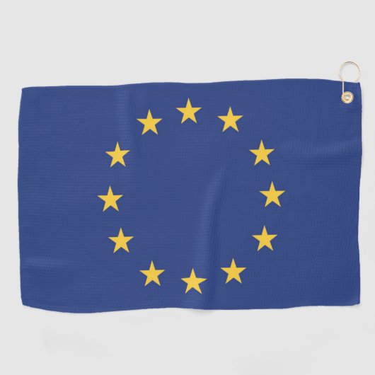 Vlag van de Europese Unie Golfhanddoek (Horizontaal)
