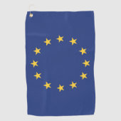 Vlag van de Europese Unie Golfhanddoek (Voorkant)