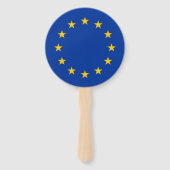 Vlag van de Europese Unie Handwaaier (Achterkant)