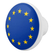 Vlag van de Europese Unie Keramische Knop (Rechts)