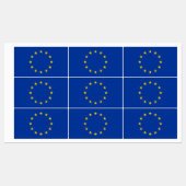 Vlag van de Europese Unie Labels (Vel)