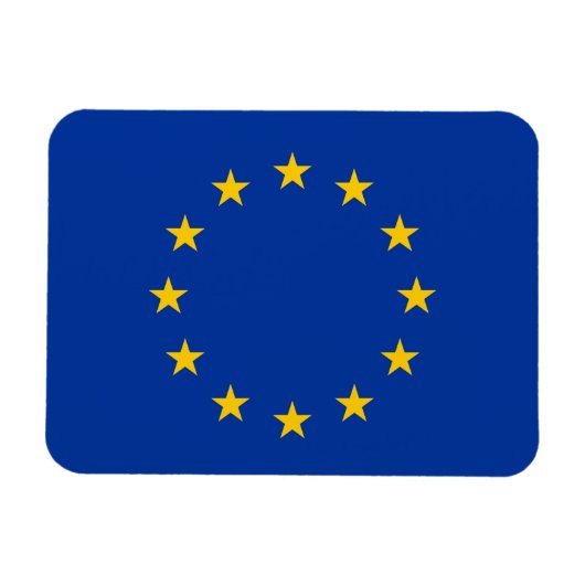 Vlag van de Europese Unie Magneet (Horizontaal)