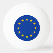 Vlag van de Europese Unie Pingpongbal (Achterkant)